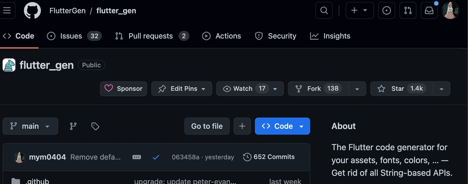 Contribution to flutter_gen