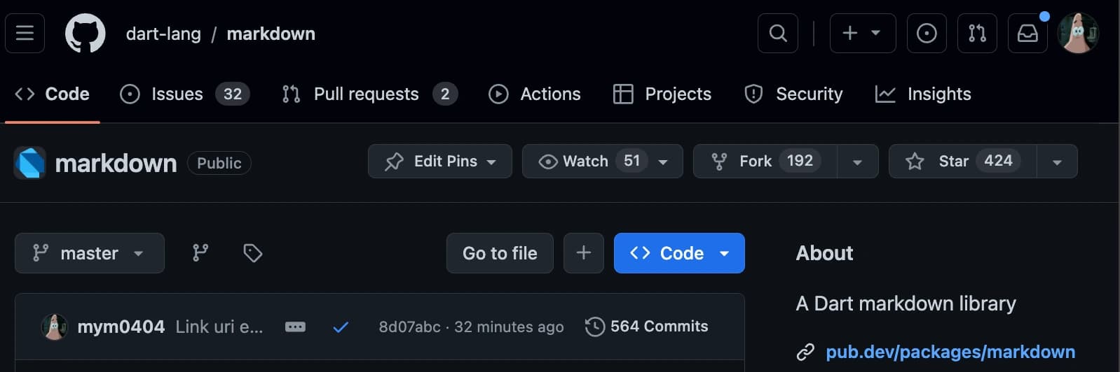 Contribution to dart-lang/markdown